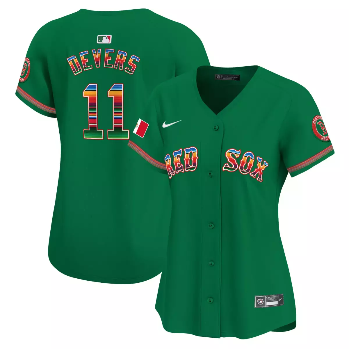 Devers Boston Red Sox 2025 City Connect Jersey | Navy Vapor Premier Limited Edition | Fan Gear for Men, Women & Youth