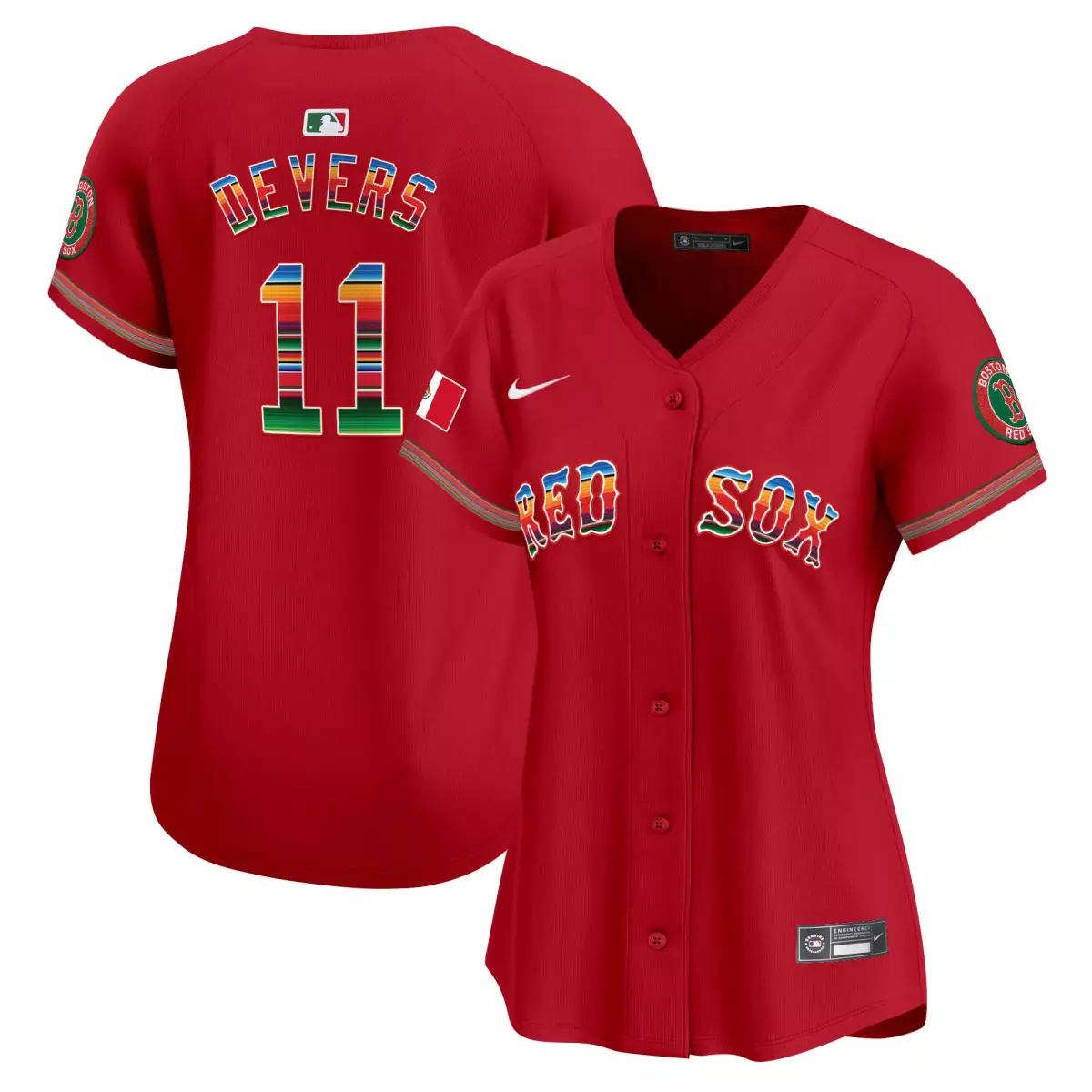 Devers Boston Red Sox Mexico Jersey | Red Vapor Premier Limited Edition | Fan Gear for Men, Women & Youth