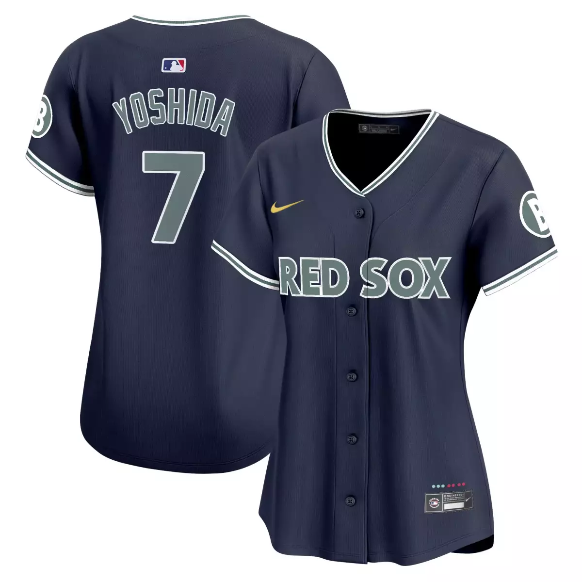 Yoshida Boston Red Sox Navy Jersey | 2025 City Connect Vapor Premier Limited Edition | All Stitched Fan Gear | For Men, Women & Youth