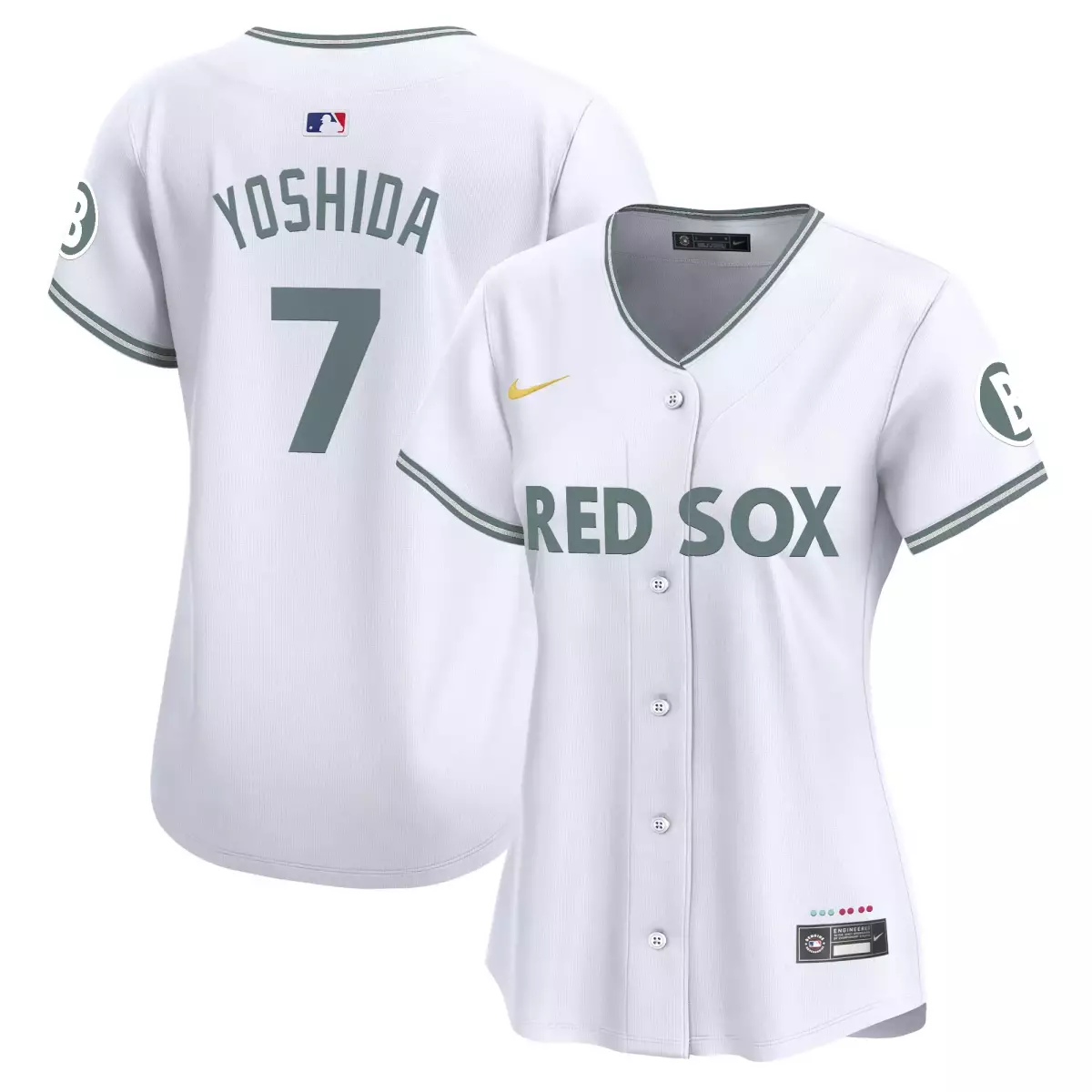 Yoshida Boston Red Sox 2025 City Connect Jersey | Vapor Premier Stitched | Limited Edition Fan Gear | For Men, Women & Youth