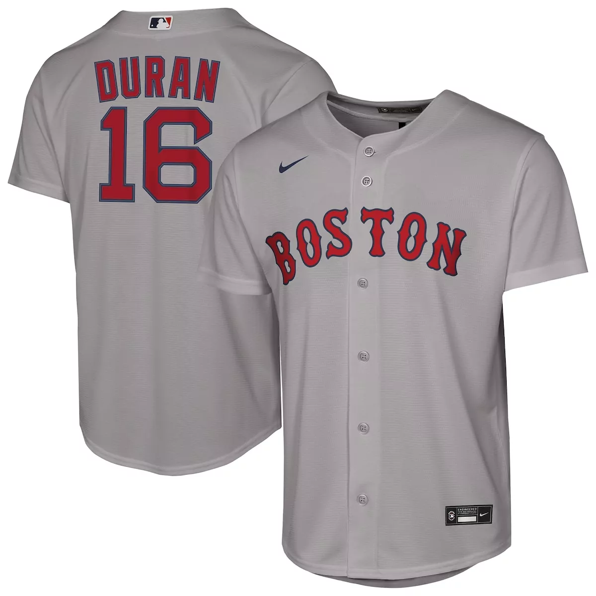 Jarren Duran Gray Road Jersey | Boston Red Sox | For Men, Women & Youth
