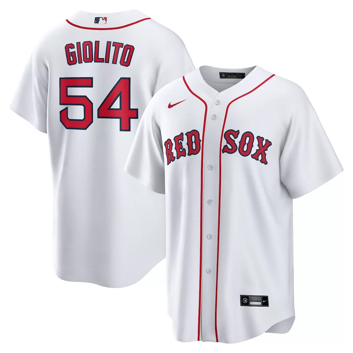 Lucas Giolito White Home Jersey | Boston Red Sox BN1 | For Men, Women & Youth