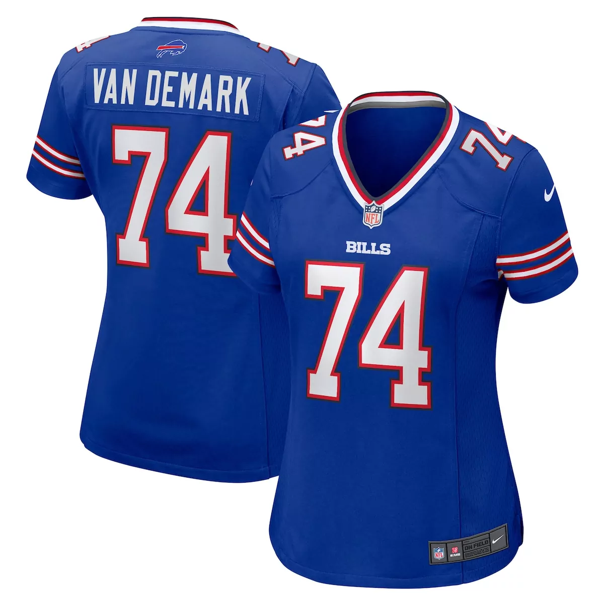 Ryan Van Demark Buffalo Bills Royal Game Player Jersey | Stylish Fan Gear for Men, Women & Youth