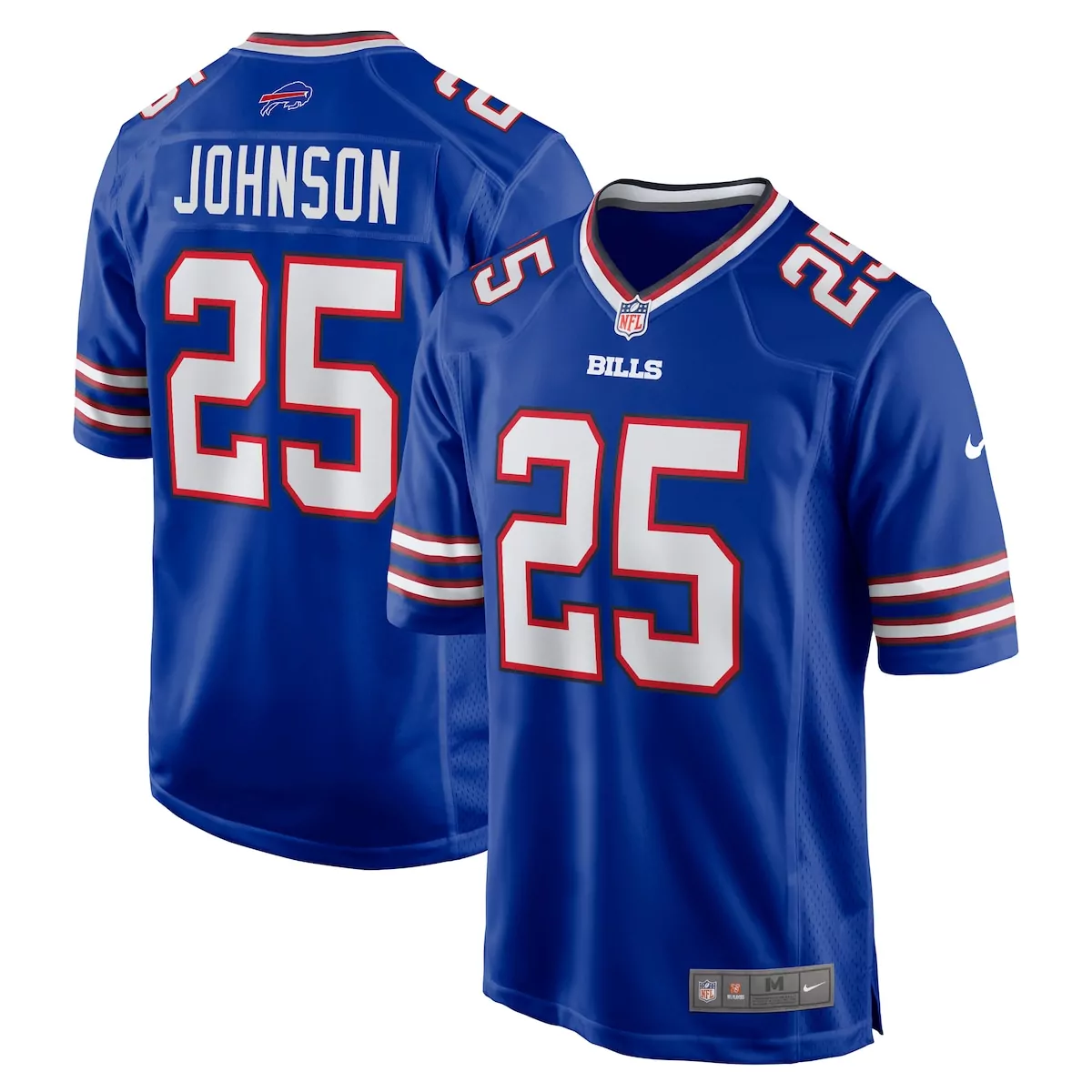 Ty Johnson Buffalo Bills Royal Game Jersey | Team Gear for Men, Women & Youth | Ideal Fan Apparel