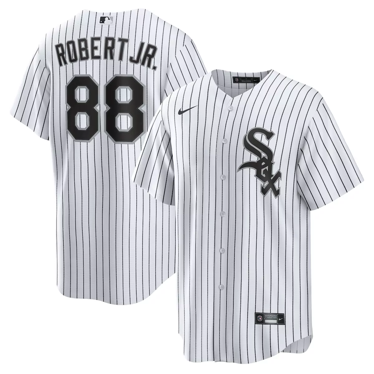 Luis Robert Chicago White Sox White Player Name Jersey | Classic Style | Fan Gear for Men, Women & Youth