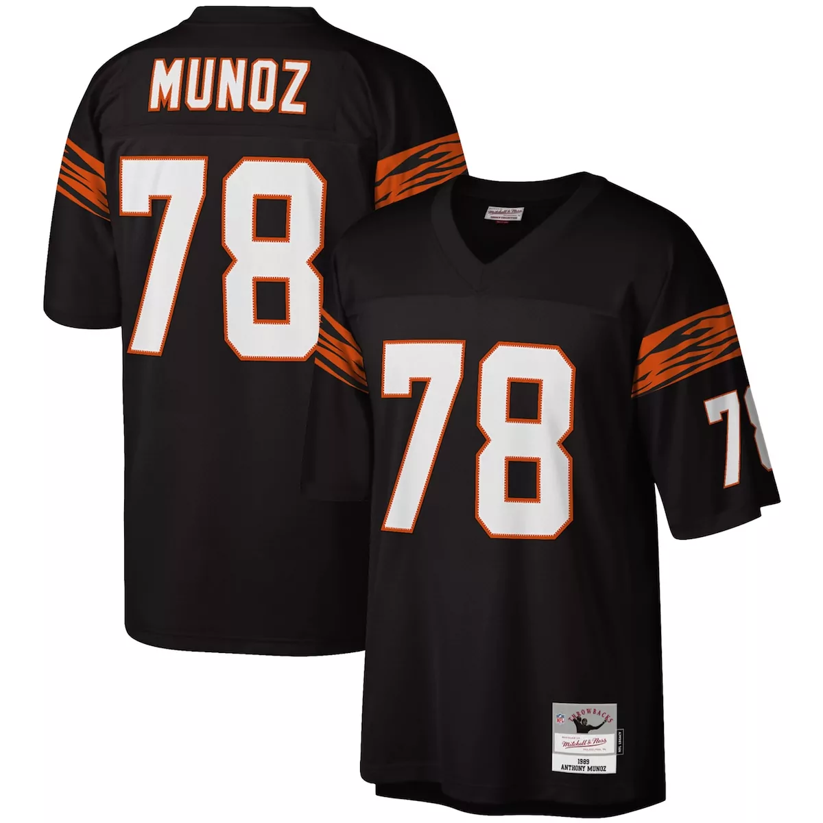 Anthony Munoz Cincinnati Bengals Black Legacy Jersey | Classic Style | Timeless Fan Gear | For Men, Women & Youth