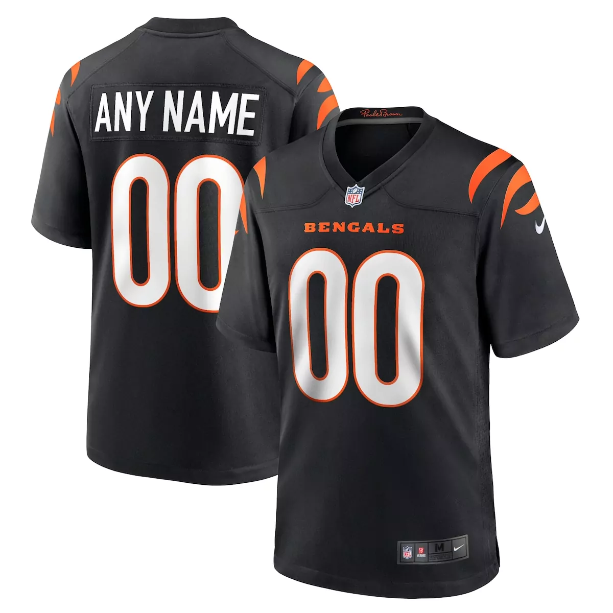Cincinnati Bengals Black Game Custom Jersey | Personalized Style | Perfect for Game Day | For Men, Women & Youth