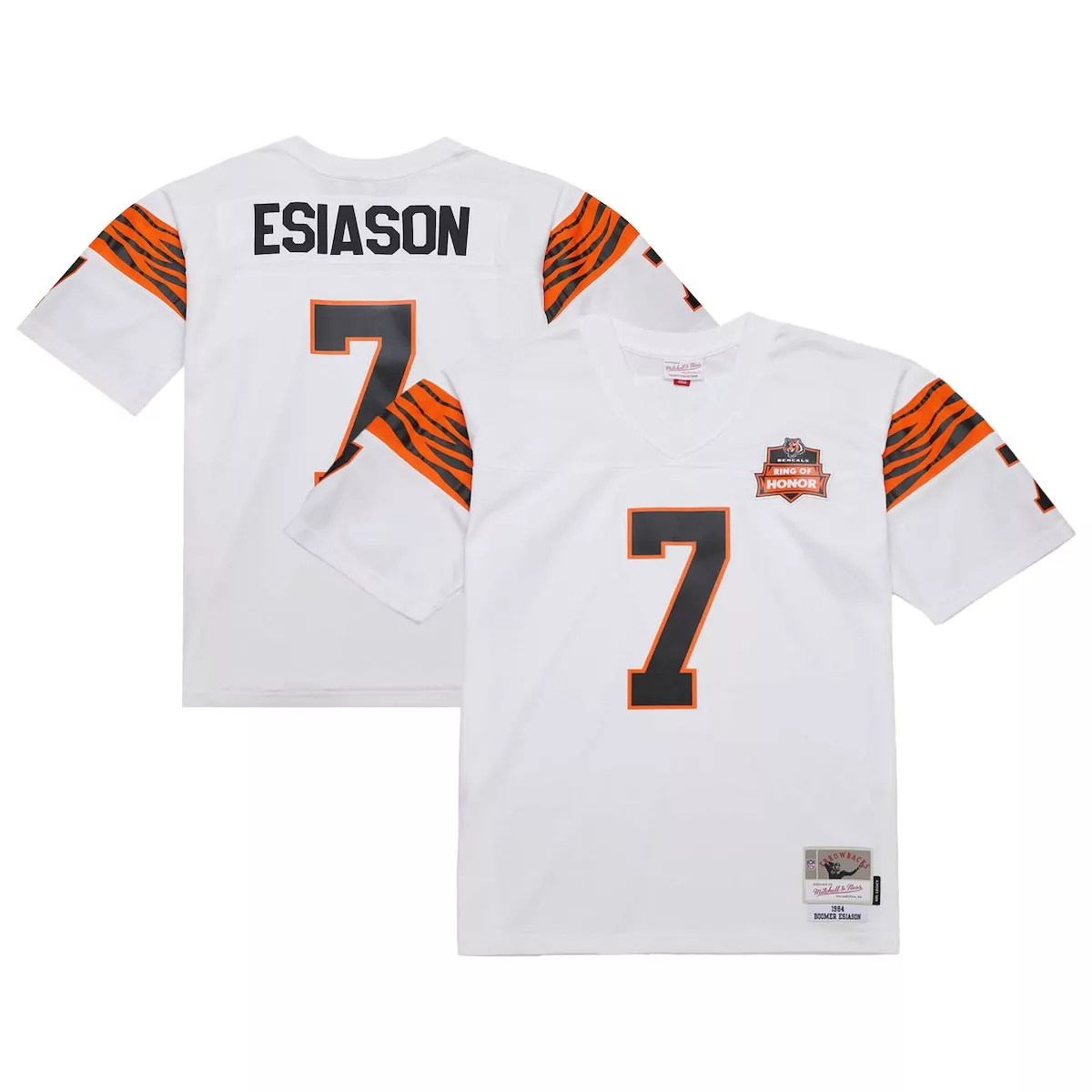 Boomer Esiason Cincinnati Bengals 1984 Legacy Jersey | White Stitched | Limited Edition Fan Gear | For Men, Women & Youth