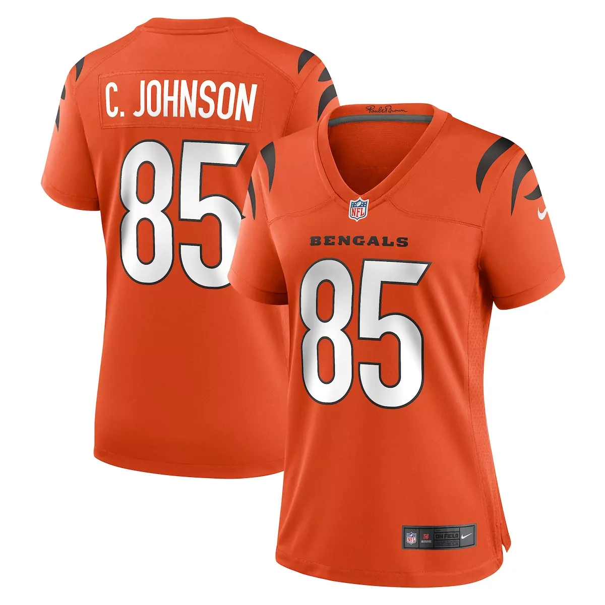 Chad Johnson Cincinnati Bengals Orange Retired Game Jersey | Authentic Style | Fan Gear for Game Day | For Men, Women & Youth