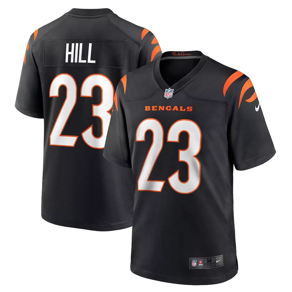 Daxton Hill Cincinnati Bengals Black Player Game Jersey | Ultimate Fan Gear | For Men, Women & Youth