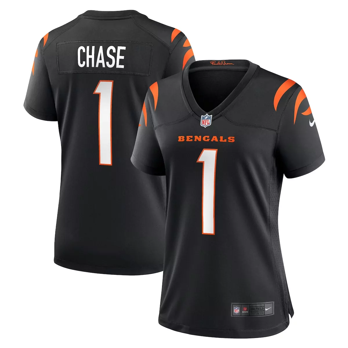 Jamarr Chase Cincinnati Bengals Black Game Jersey | Stylish Fan Gear | Perfect for Game Day | For Men, Women & Youth