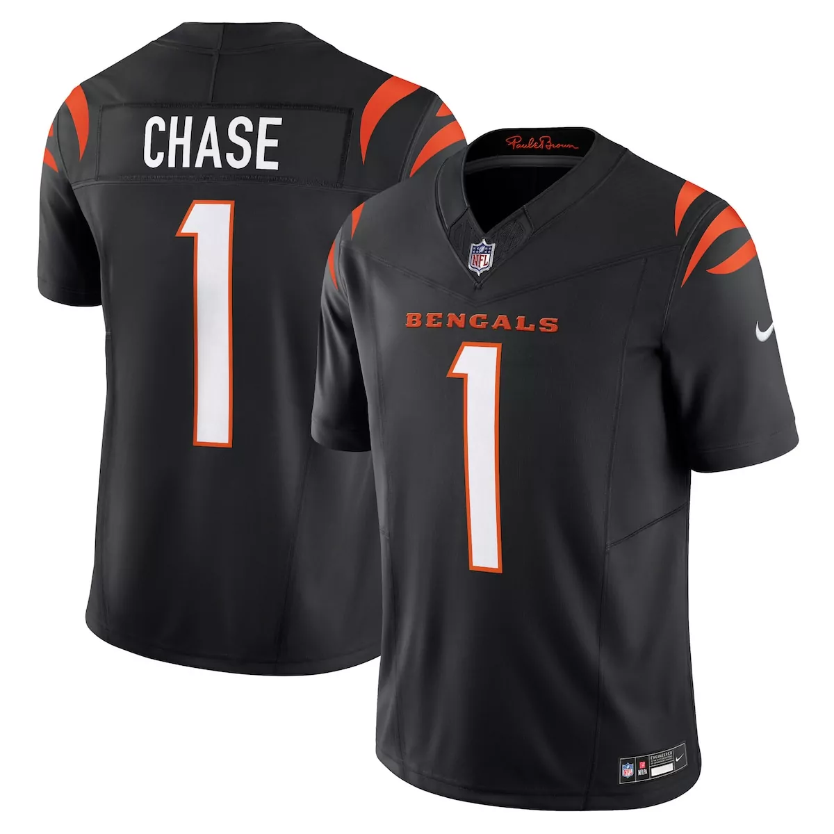 Jamarr Chase Cincinnati Bengals Black Vapor F.U.S.E Limited Jersey | Stylish Fan Gear for Game Day | For Men, Women & Youth