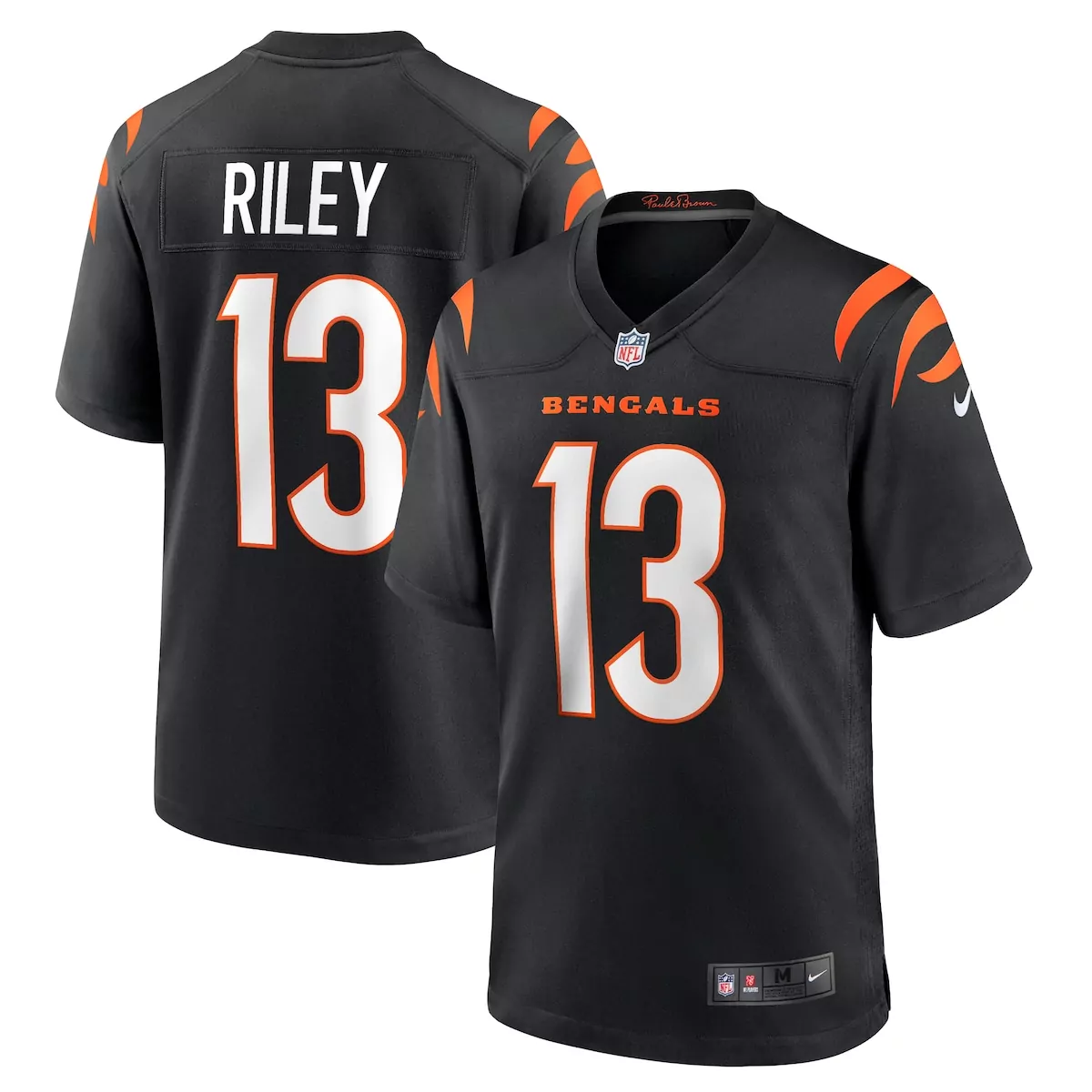Ken Riley Cincinnati Bengals Black Retired Player Game Jersey | Stylish Fan Gear for Game Day | For Men, Women & Youth