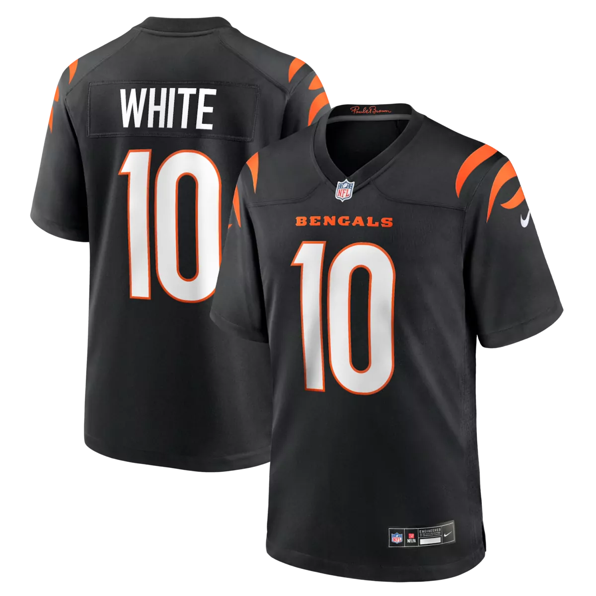 Mike White Cincinnati Bengals Black Team Game Jersey | Essential Fan Gear for Game Day | For Men, Women & Youth