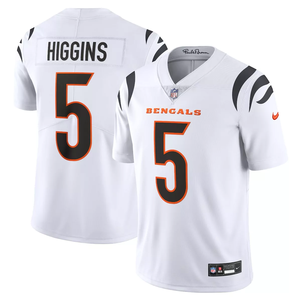 Tee Higgins Cincinnati Bengals White Vapor Untouchable Limited Jersey | Stylish Fan Gear for Game Day | For Men, Women & Youth