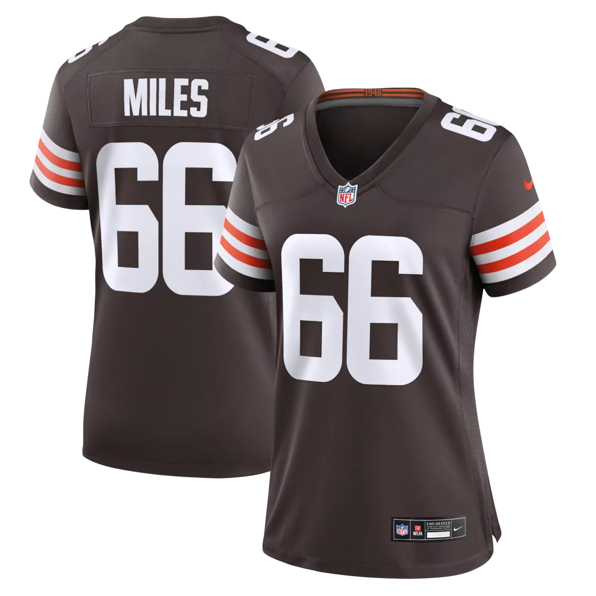 Joshua Miles Cleveland Browns Brown Team Game Jersey | Authentic Fan Gear for Men, Women & Youth | Great for Game Day