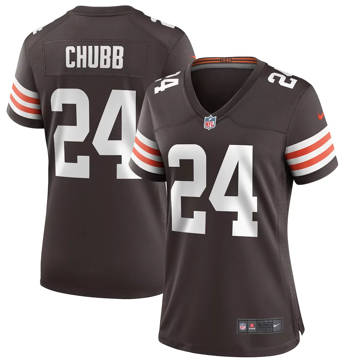Nick Chubb Cleveland Browns Brown Game Jersey | Classic Fan Gear | For Men, Women & Youth