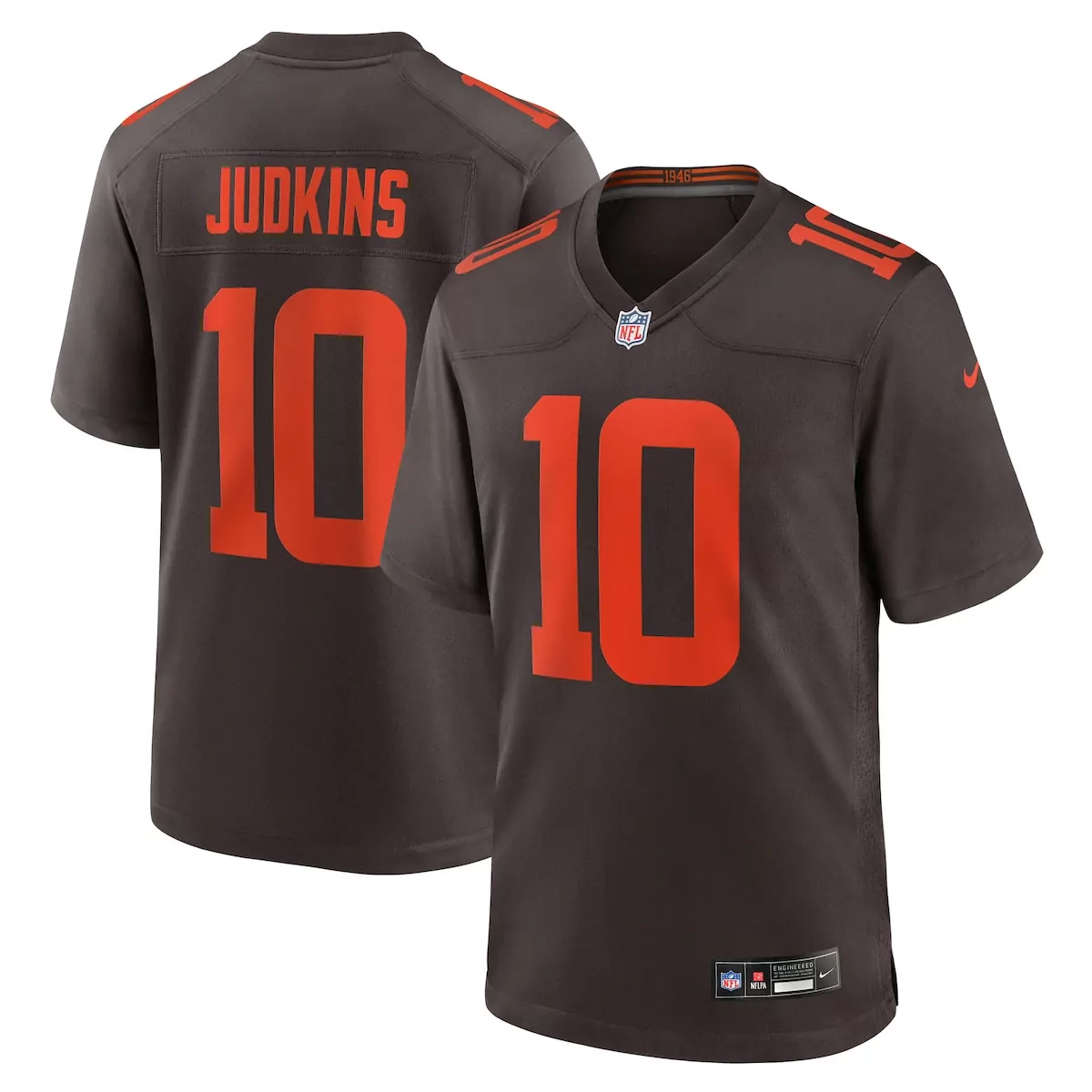 Quinshon Judkins Cleveland Browns Alpha Dawg Game Jersey | 2025 Style | Fan Gear for All
