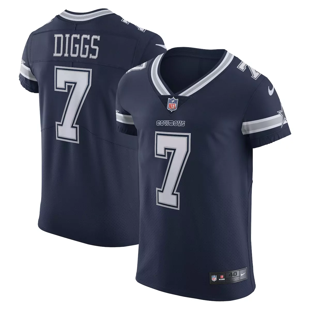 Trevon Diggs Dallas Cowboys Navy Vapor Elite Jersey | High-Performance Fan Gear | For Men, Women & Youth