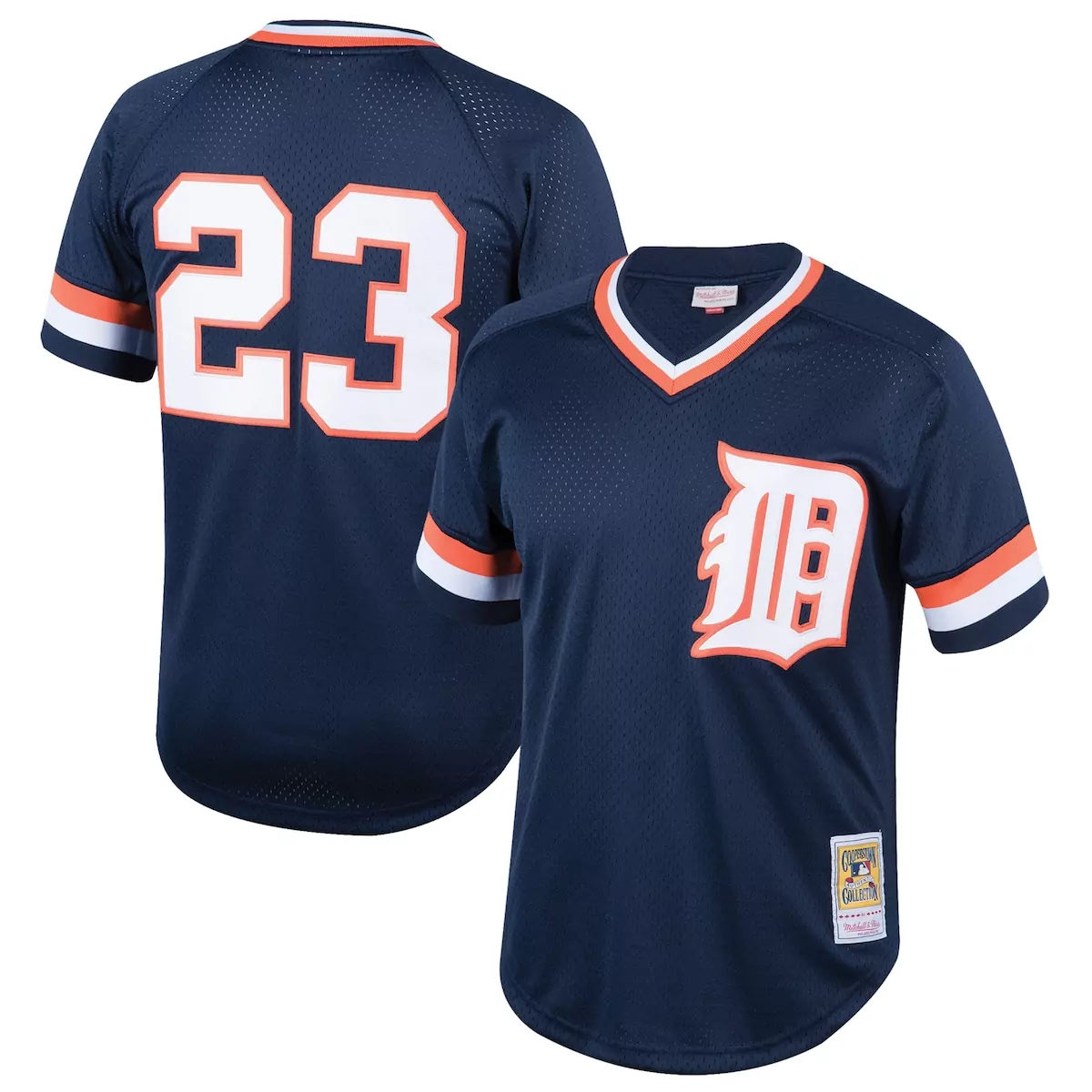 Kirk Gibson Detroit Tigers Navy Cooperstown Collection Mesh Batting Practice Jersey | Classic Fan Gear for Men, Women & Youth