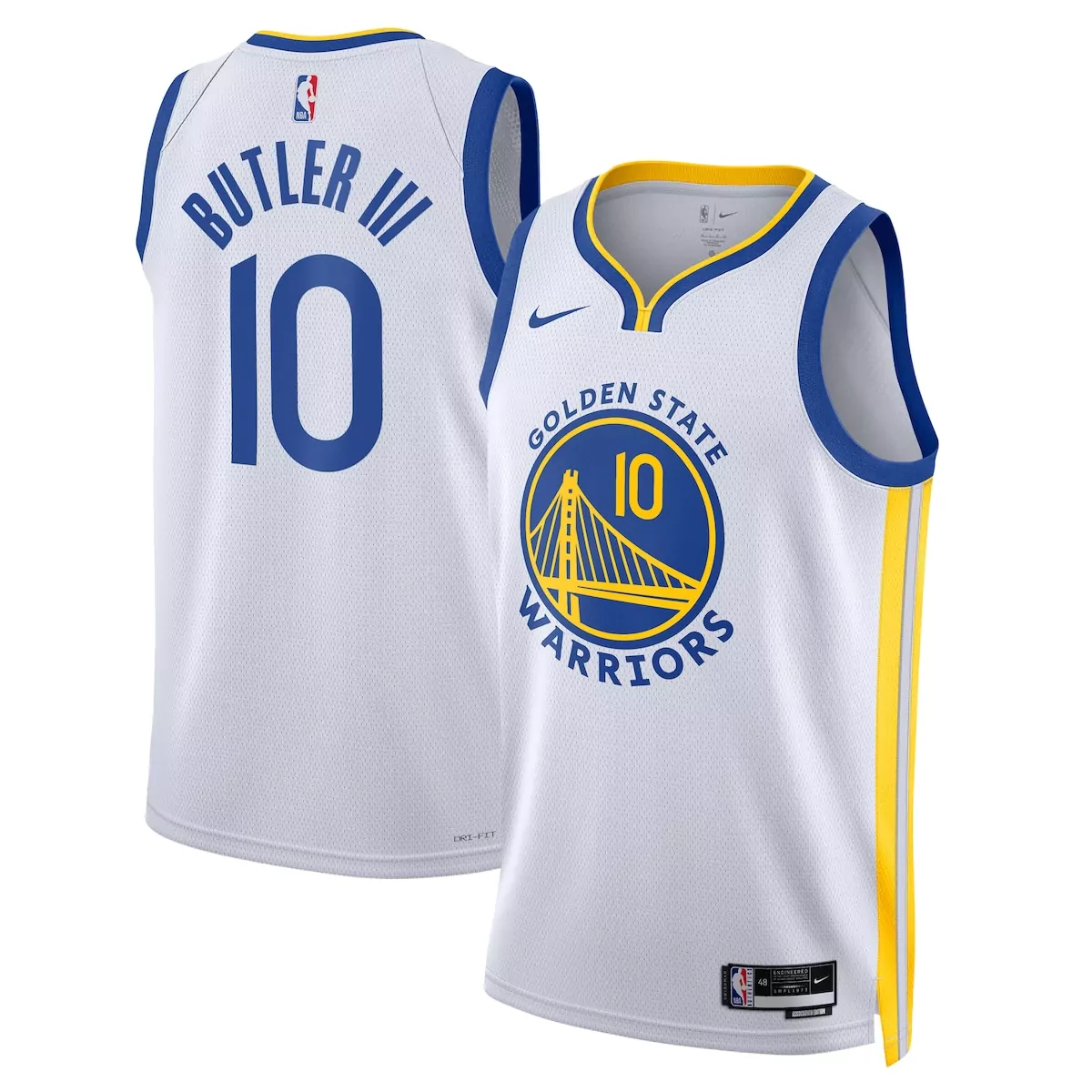 Golden State Warriors 2023 Association Edition Jersey | White Jimmy Butler III | Unisex Fan Gear for Game Day | For All Ages