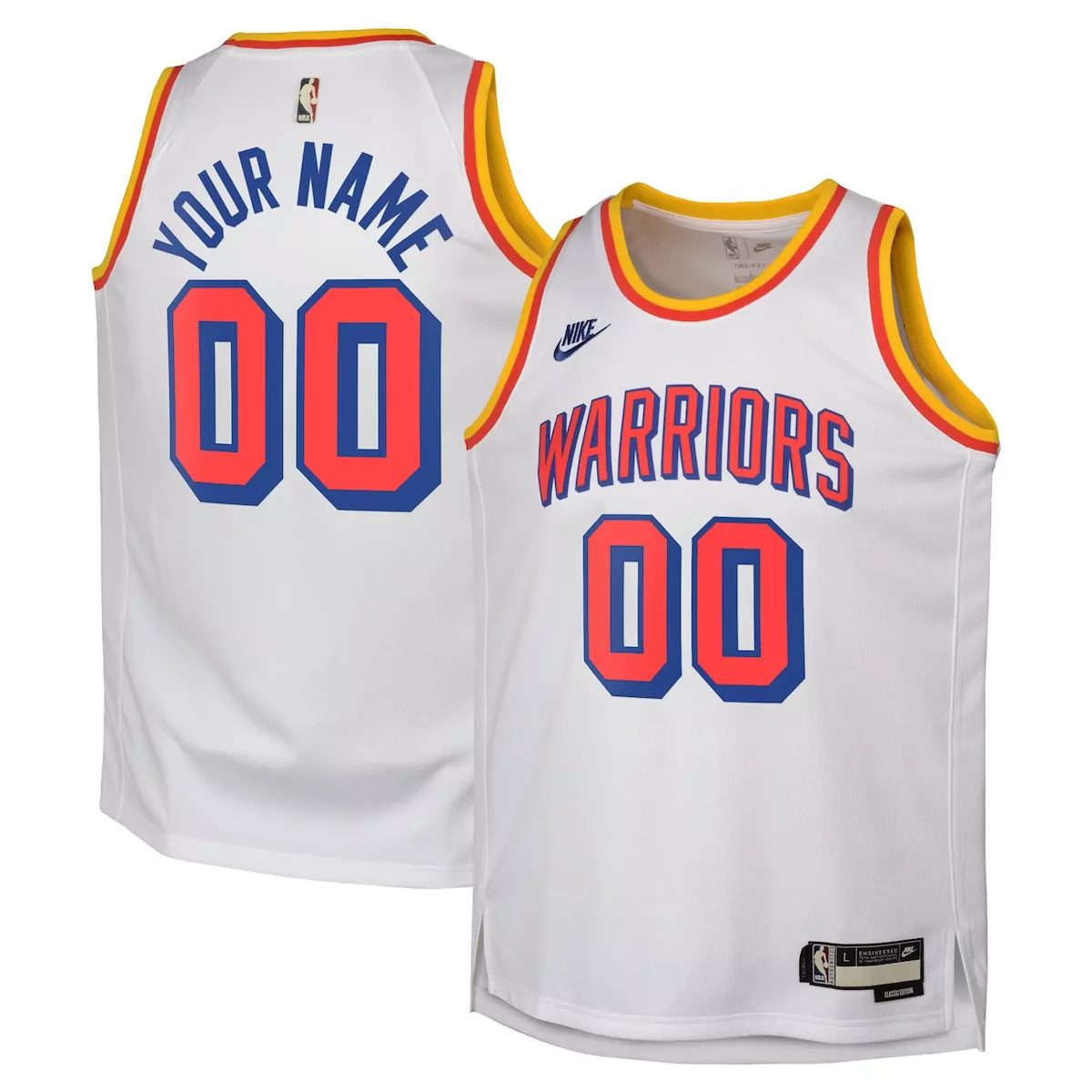 Custom Golden State Warriors NBA Hardwood Classic Jersey | Stylish Fan Gear | For Men, Women & Youth