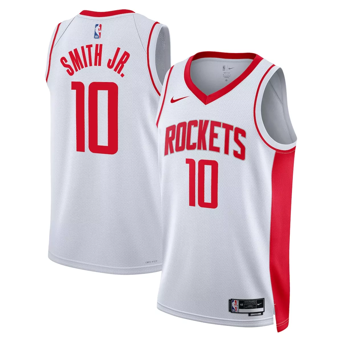 Houston Rockets Association Edition Jersey | White | Jabari Smith Jr. | Unisex Fan Gear | For Men, Women & Youth