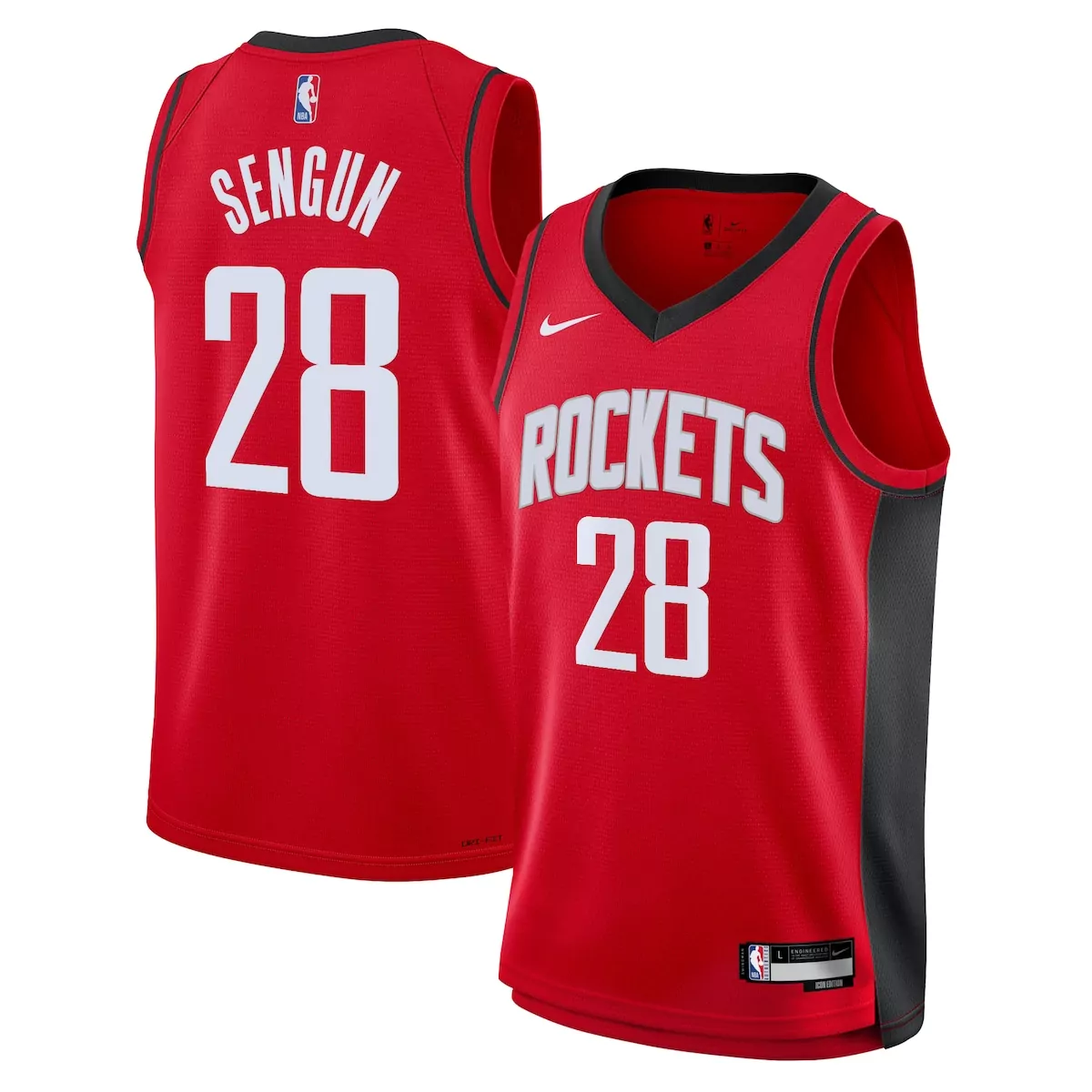 Alperen Sengun Houston Rockets Icon Jersey | Red | Unisex Fan Gear for Men, Women & Youth