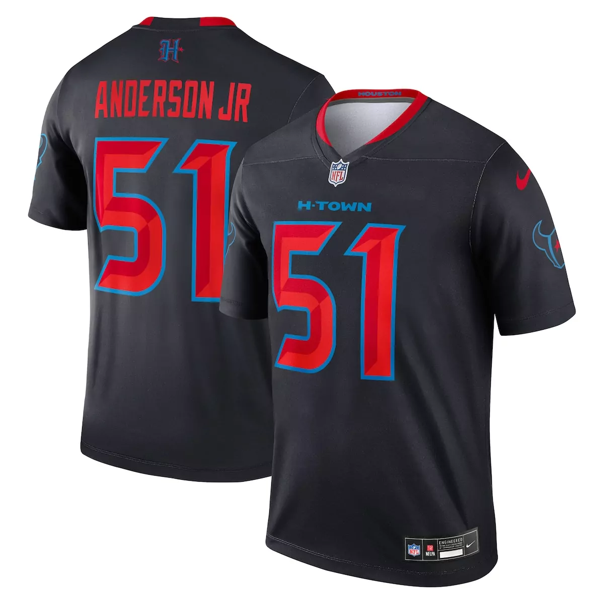 Will Anderson Jr. Houston Texans Navy Legend Jersey | Performance Fan Gear for Game Day | For Men, Women & Youth