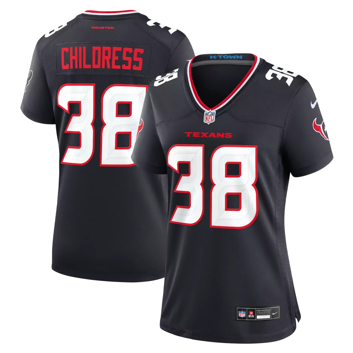 Zion Childress Houston Texans Navy Team Game Jersey | 2023 Style | Limited Edition Fan Gear | For Men, Women & Youth