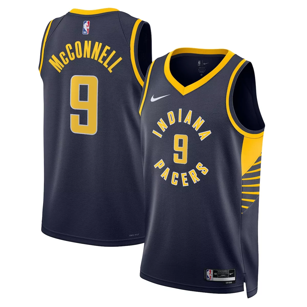 T.J. McConnell Indiana Pacers Icon Edition Navy Jersey | Unisex Fan Gear | For Men, Women & Youth
