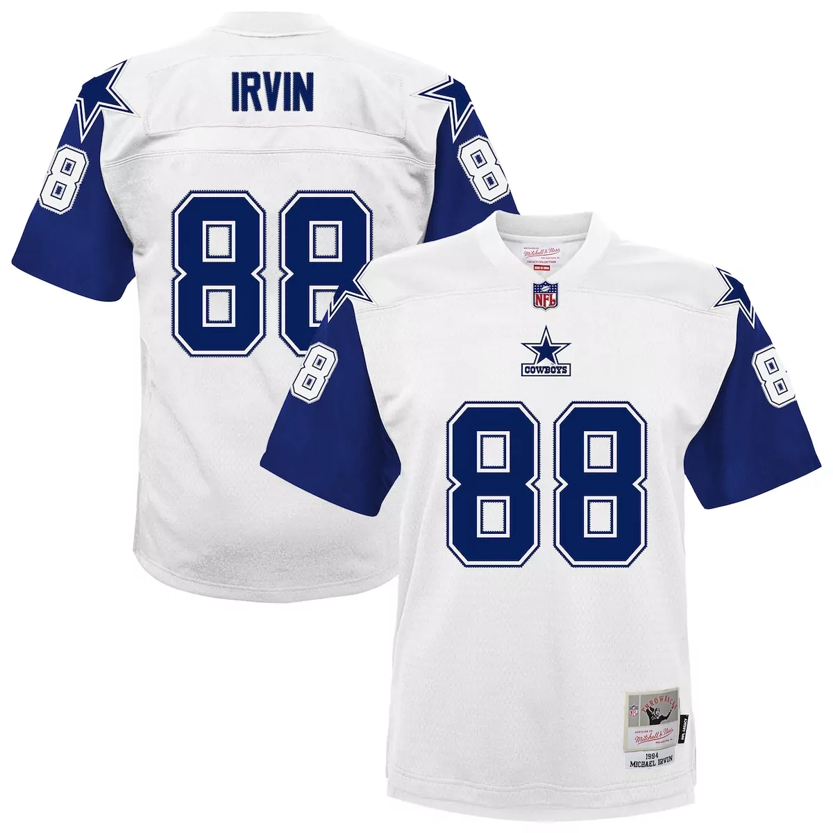 Infant Dallas Cowboys Michael Irvin White 1994 Alternate Legacy Jersey | Classic Fan Gear for Young Supporters | For Men, Women & Youth