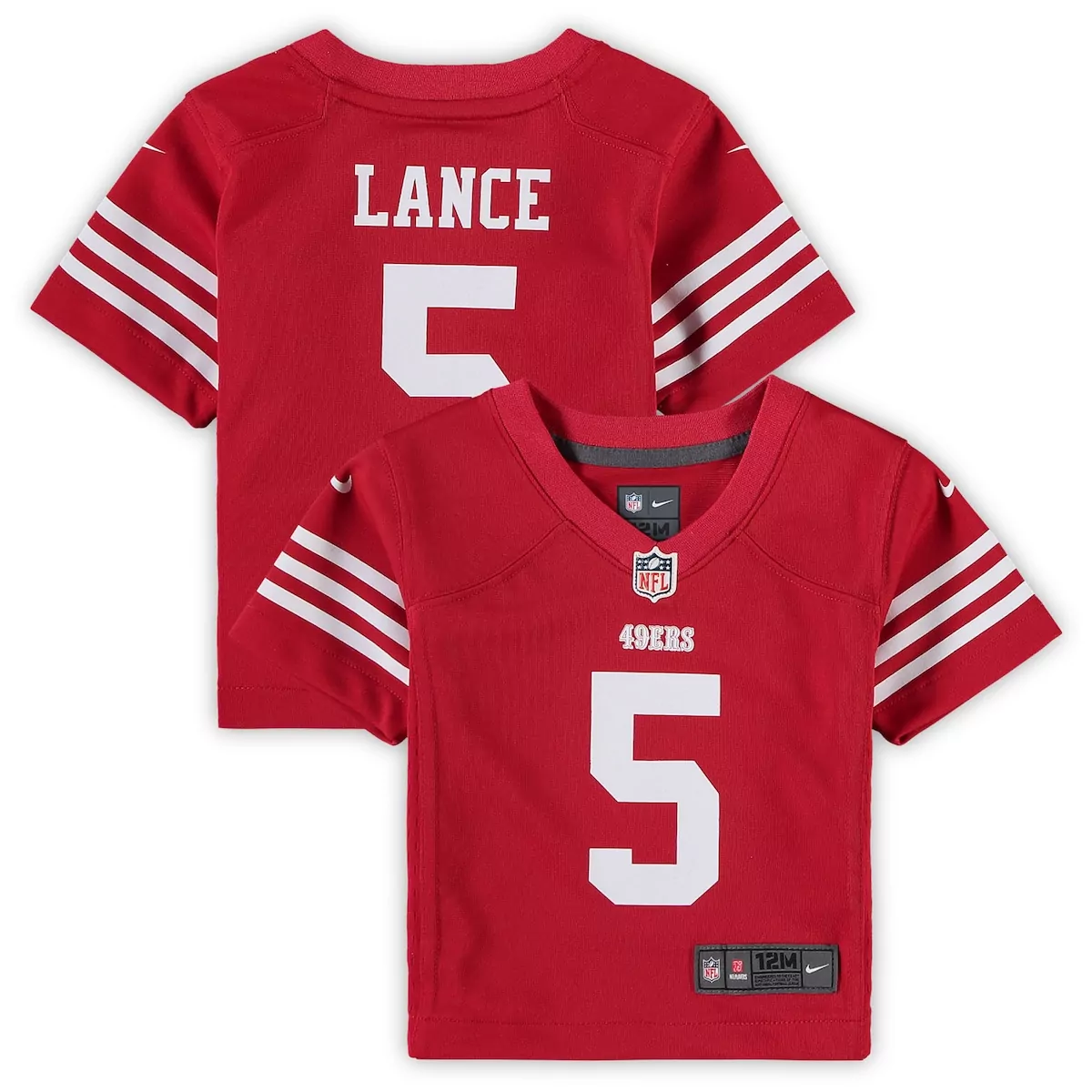 Trey Lance San Francisco 49ers Infant Scarlet Player Game Jersey | Stylish Fan Gear for Kids | For Men, Women & Youth