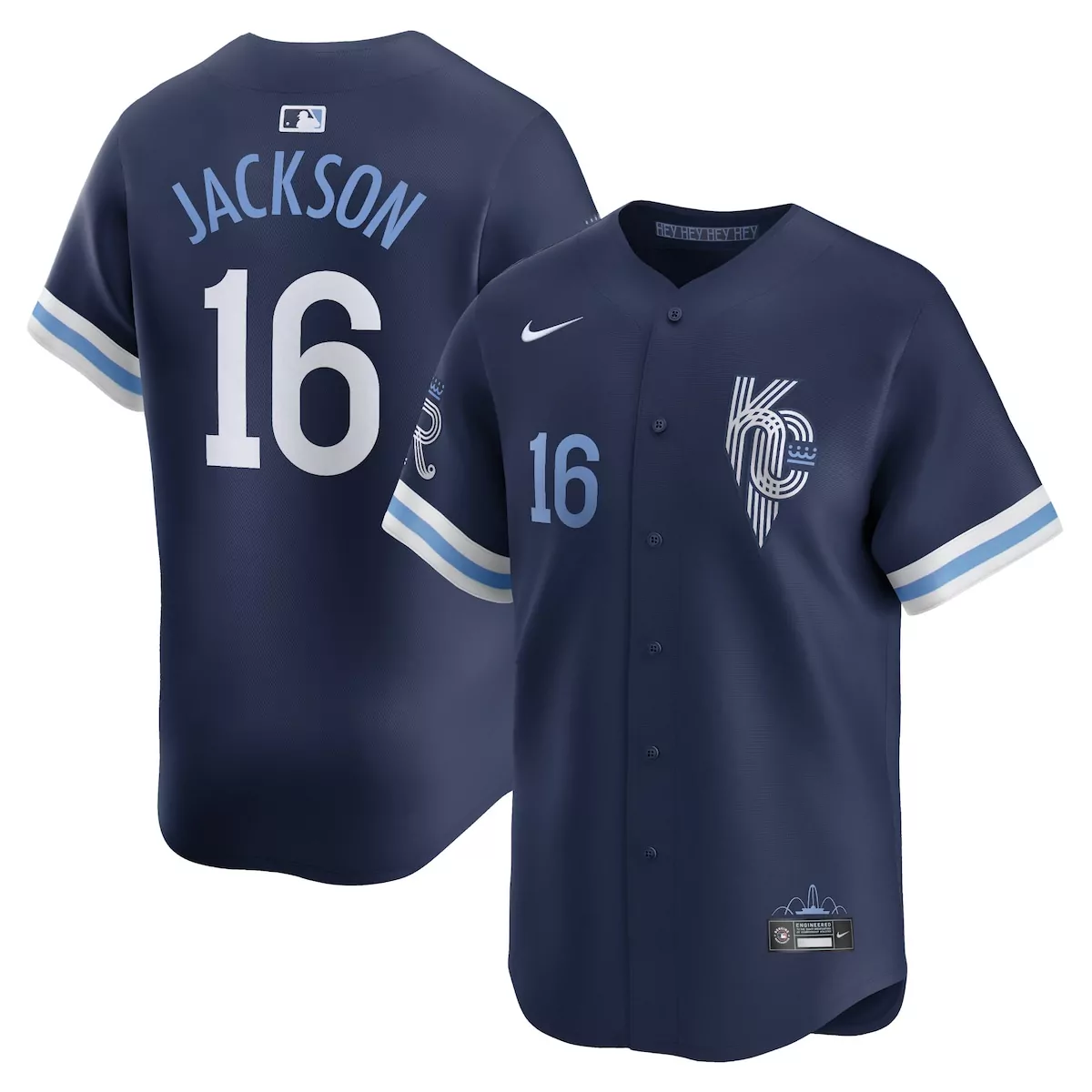 Bo Jackson Kansas City Royals Navy City Connect Retired Player Jersey | Fan Gear | For Men, Women & Youth