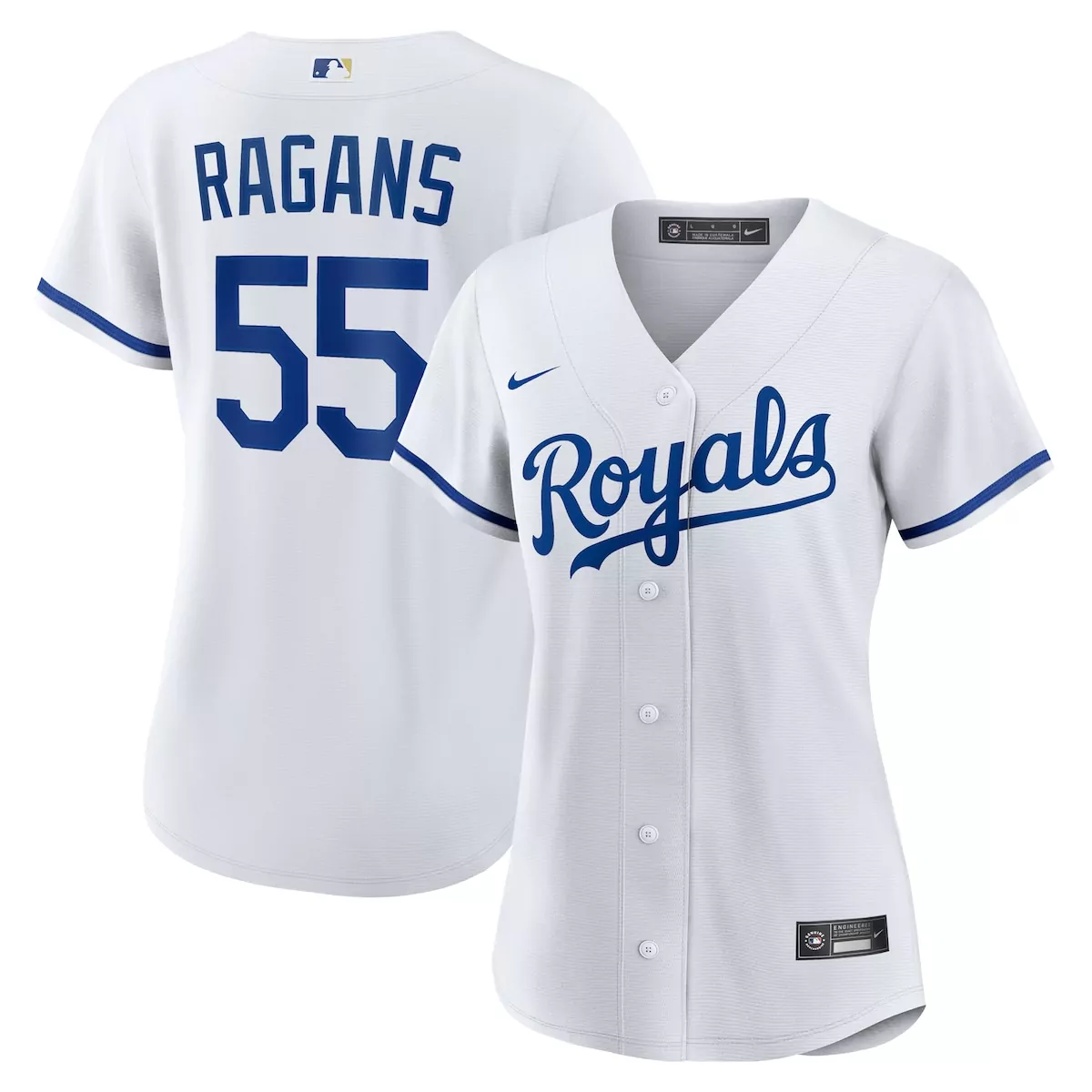 Cole Ragans Kansas City Royals White Home Jersey | Stylish Fan Gear | For Men, Women & Youth