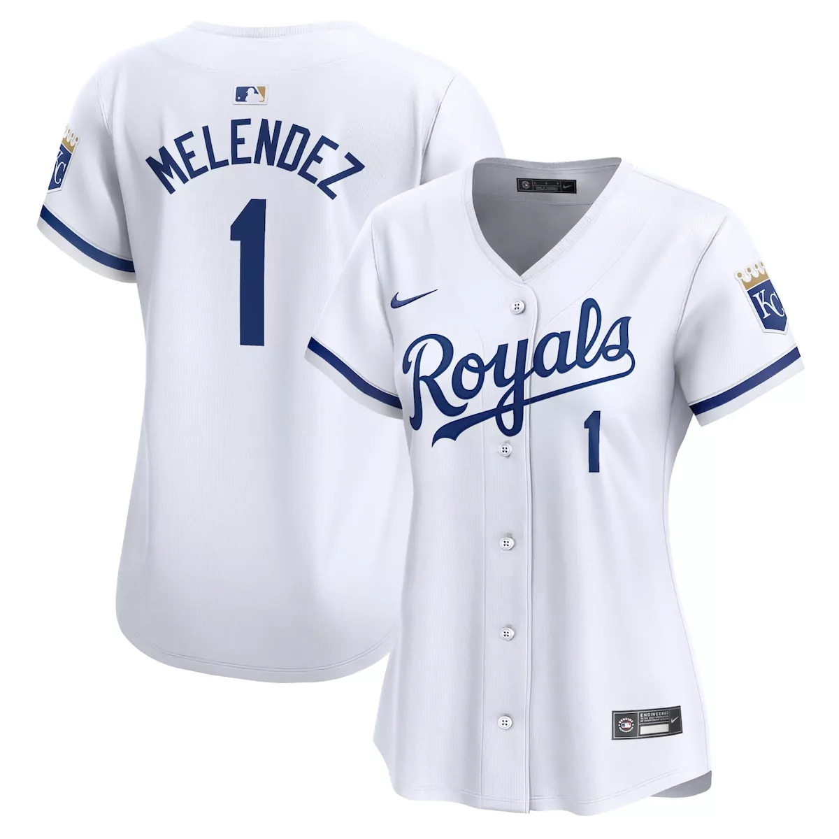 Kansas City Royals Nike 1 Groom Home Replica Jersey | White Fan Gear | For Men, Women & Youth