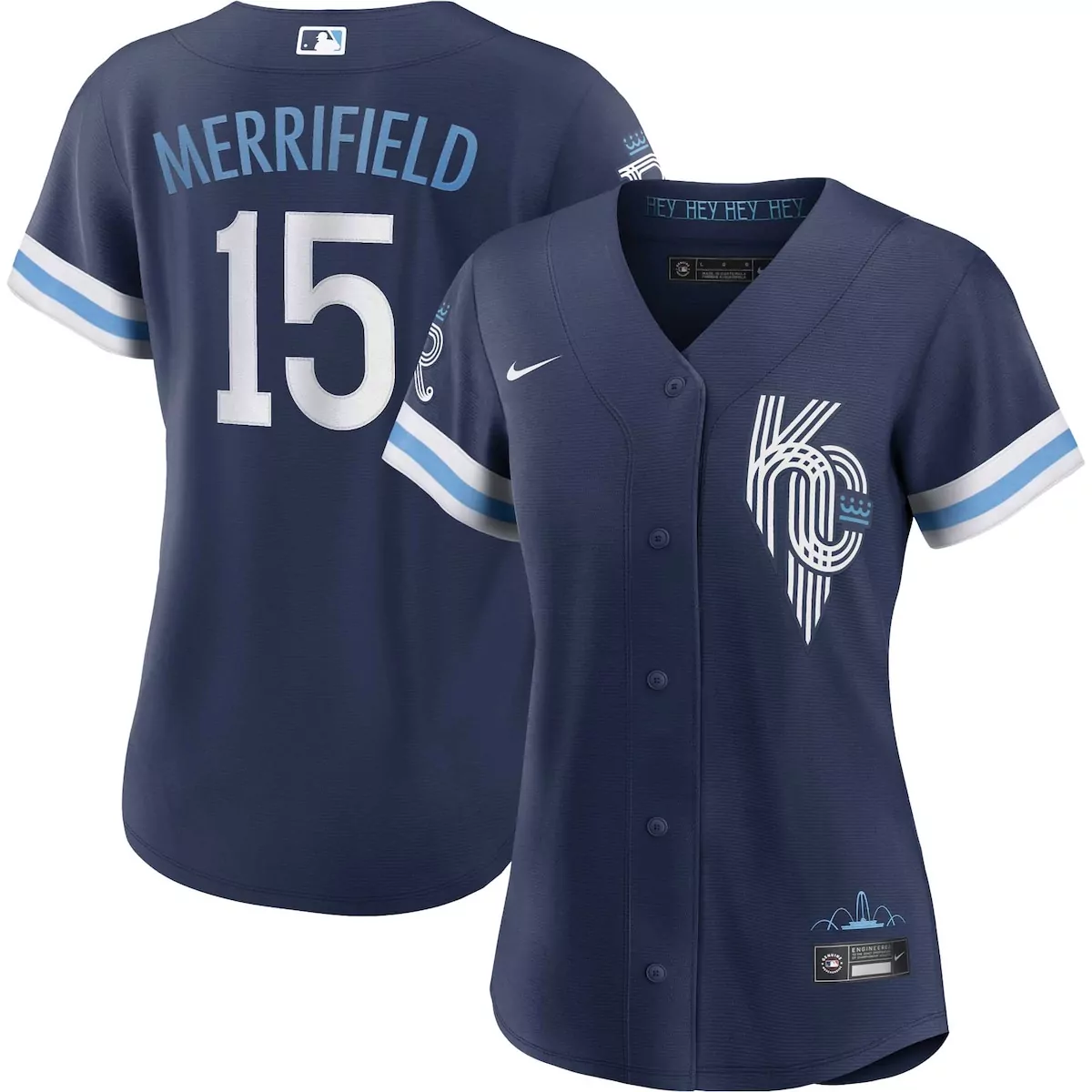 Whit Merrifield Kansas City Royals Navy City Connect Jersey | Quality Fan Gear for Men, Women & Youth | Ideal Gift Idea