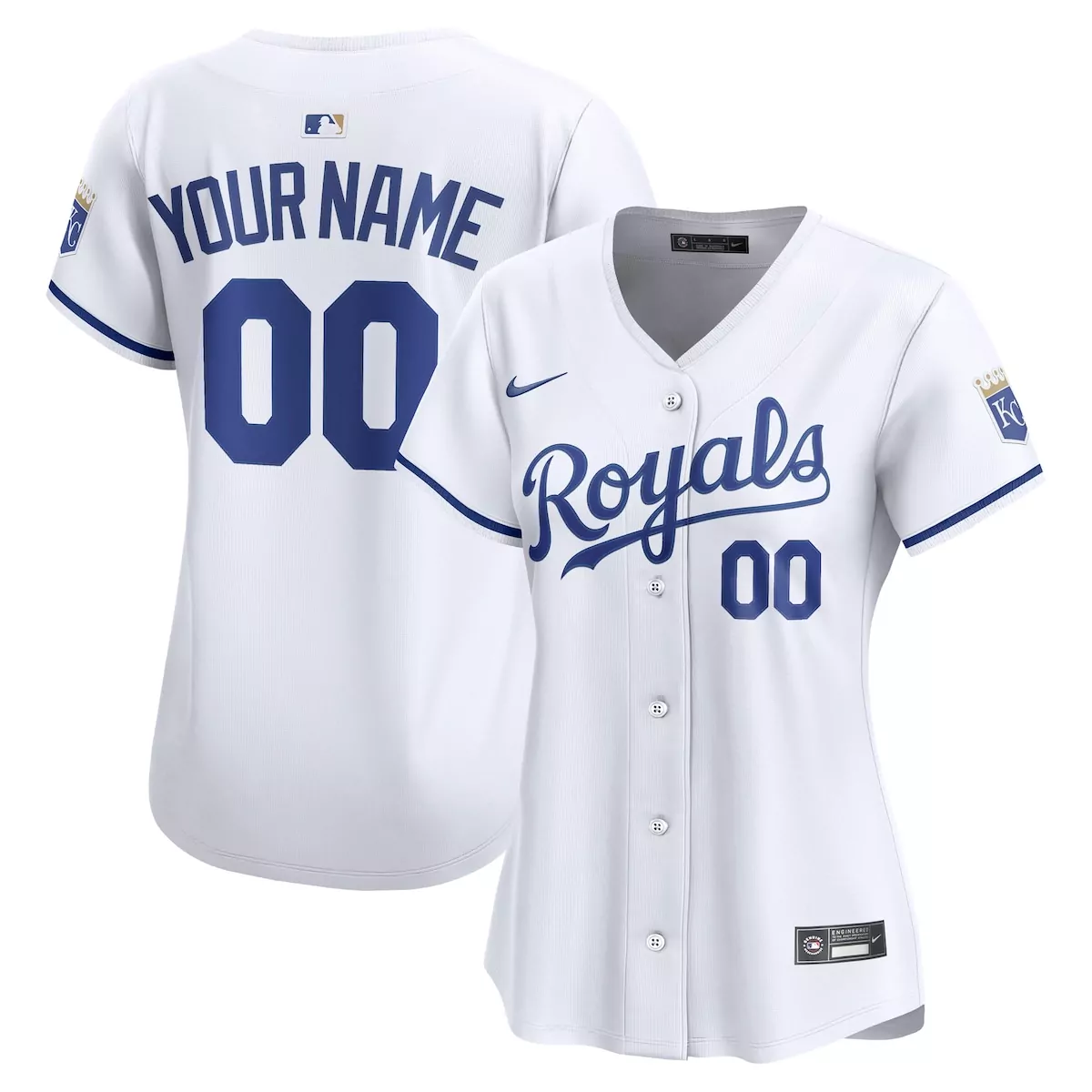 Kansas City Royals White Home Limited Custom Jersey | Personalized Fan Gear for Men, Women & Youth | Great Gift Idea