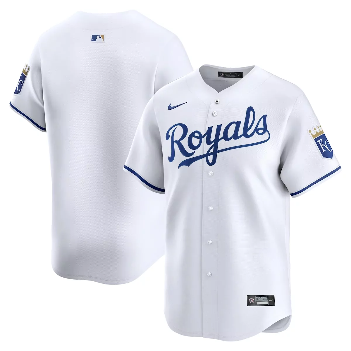 Kansas City Royals White Home Limited Jersey 8K8 | Stylish Fan Gear for Men, Women & Youth | Perfect for Game Day