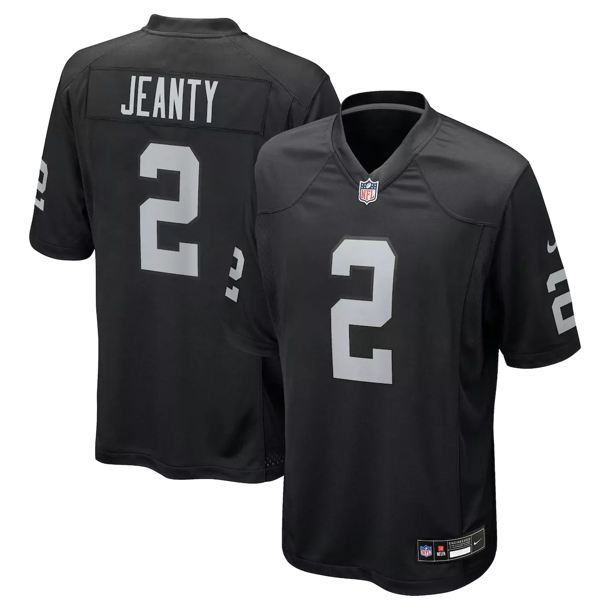 Ashton Jeanty Las Vegas Raiders Black Game Jersey | Stylish Fan Gear for All | Perfect for Game Day