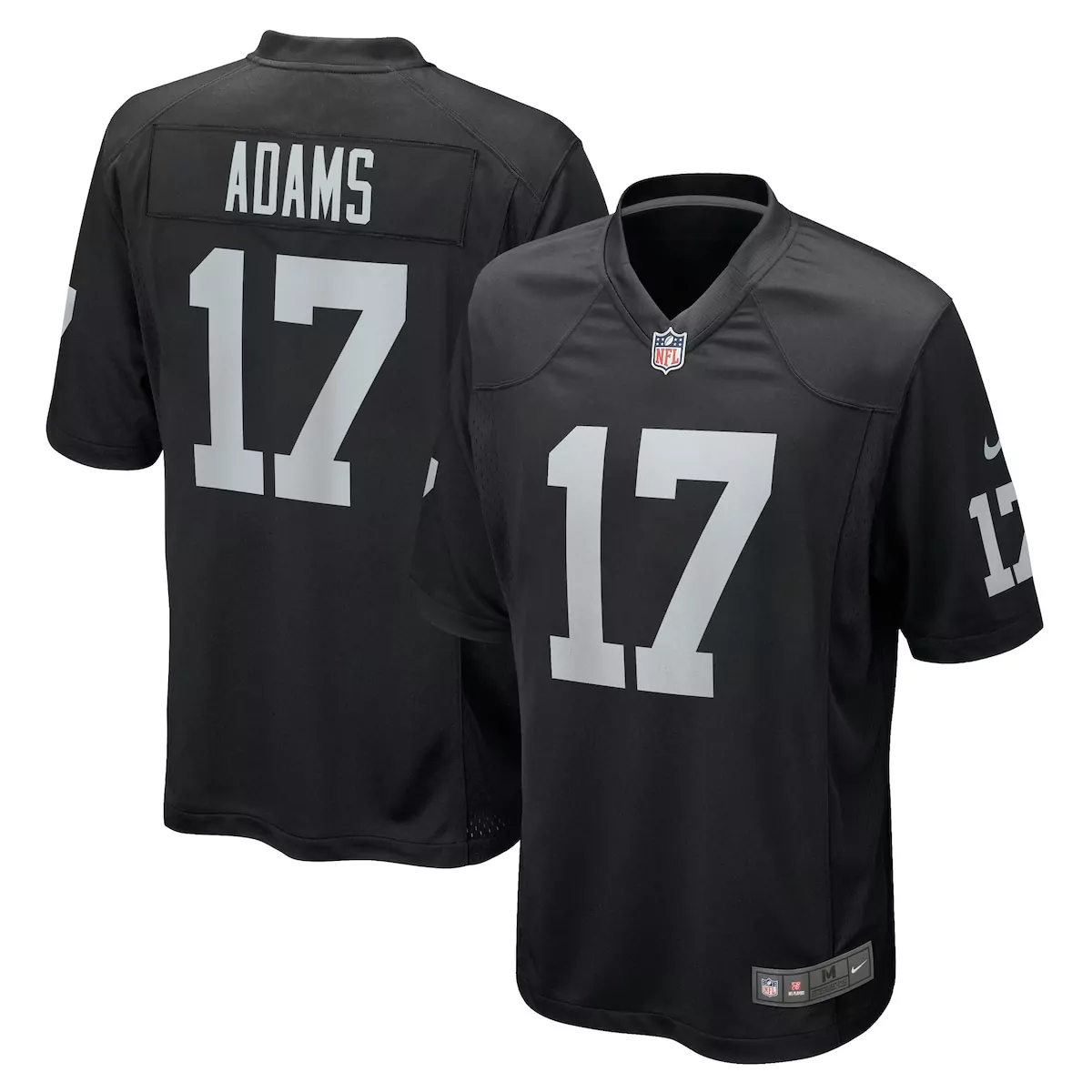 Davante Adams Las Vegas Raiders Black Game Jersey | Stylish Fan Gear for Men, Women & Youth