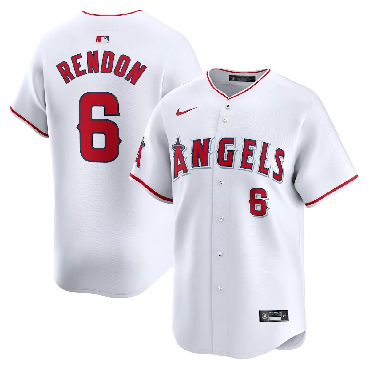 Los Angeles Angels Anthony Rendon White Home Limited Player Jersey | Fan Gear | For Men, Women & Youth
