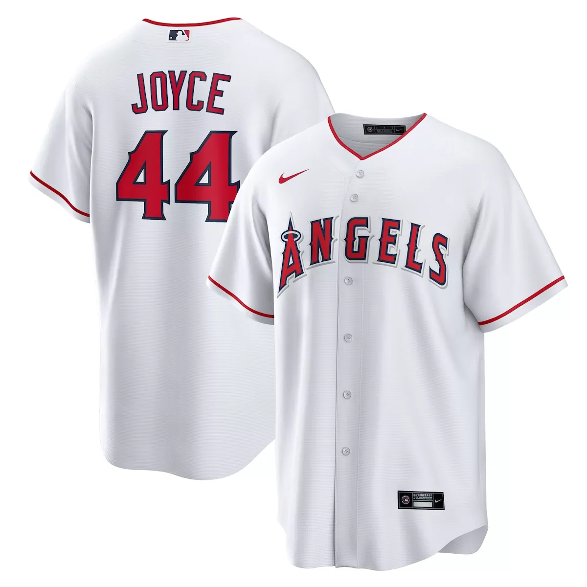 Los Angeles Angels Ben Joyce White Home Jersey | Fan Gear | For Men, Women & Youth