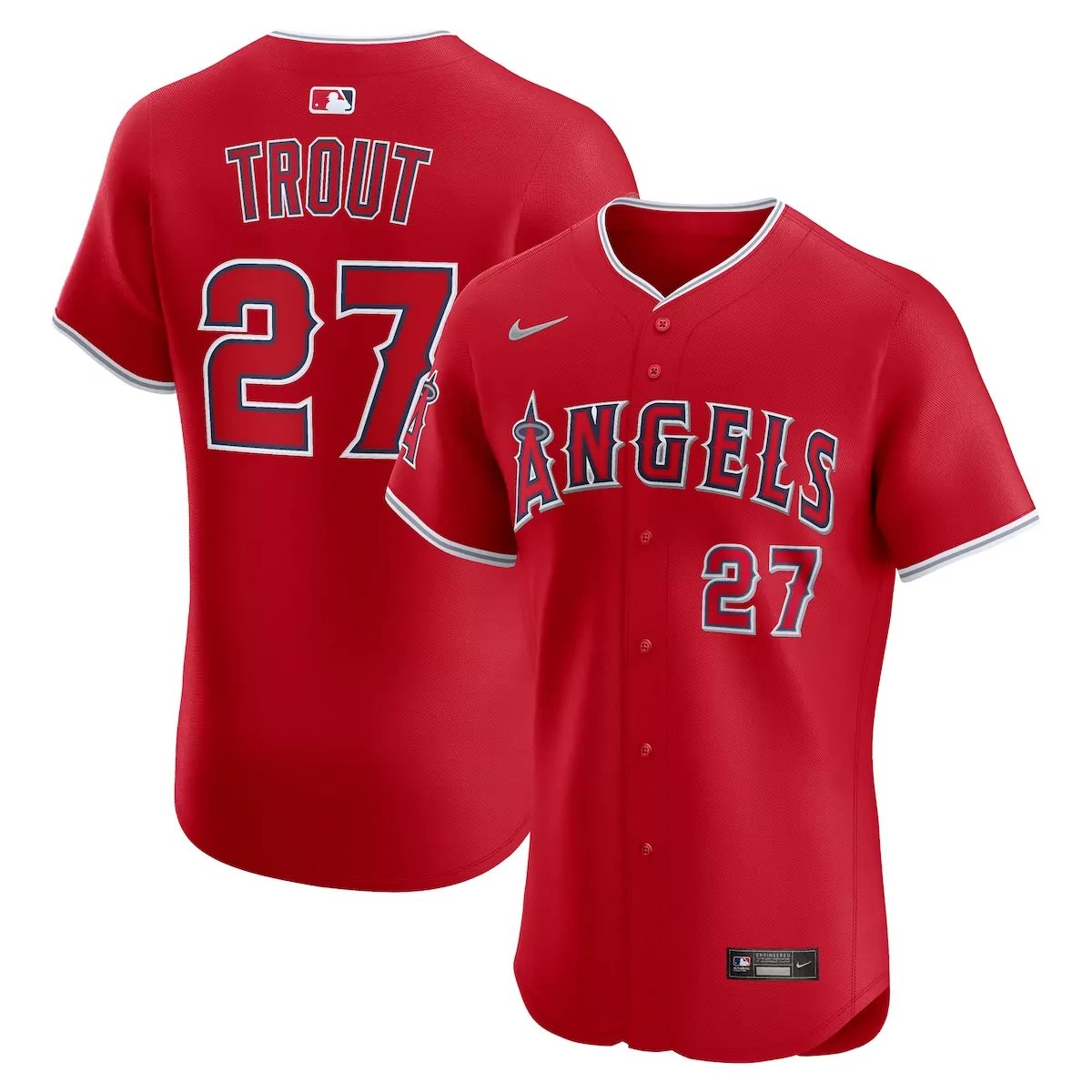 Mike Trout Los Angeles Angels Red Alternate Limited Player Jersey | 2025 Fan Gear | For Men, Women & Youth