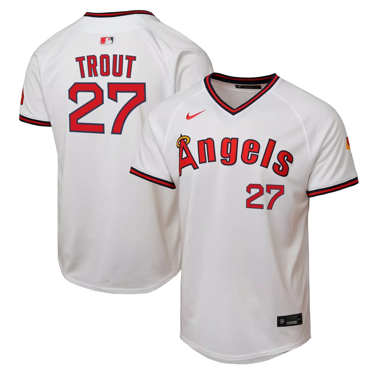 Mike Trout Los Angeles Angels White Alternate 2 Limited Player Jersey | Stylish Fan Gear | Perfect Gift Idea | For Men, Women & Youth