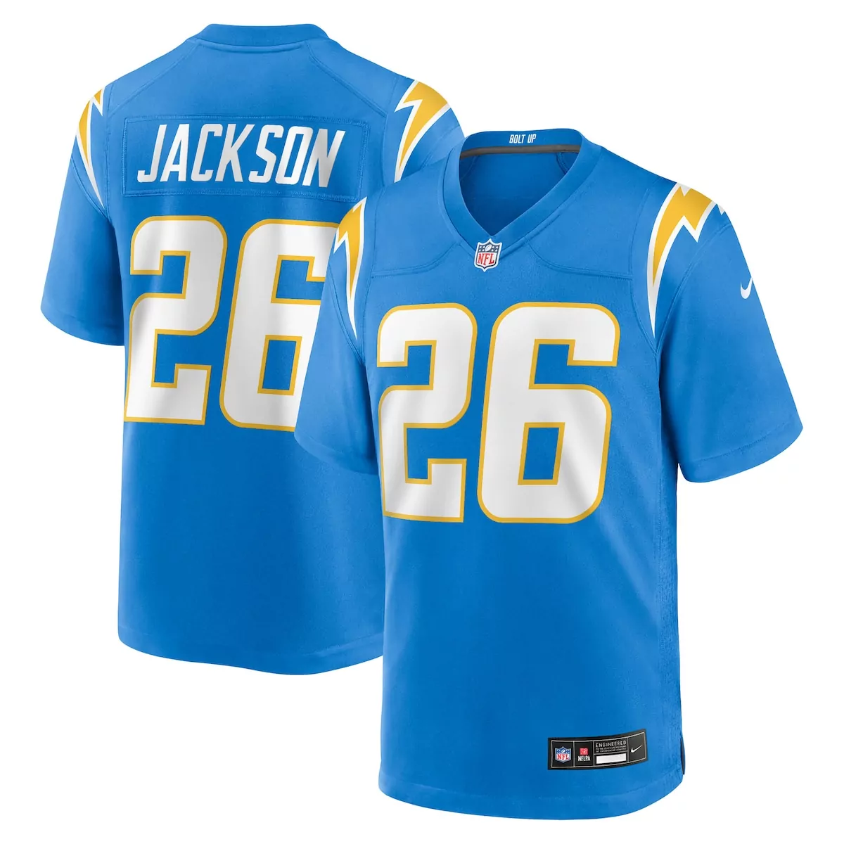 Donte Jackson Los Angeles Chargers Powder Blue Team Game Jersey | Fan Favorite Gear | For Men, Women & Youth