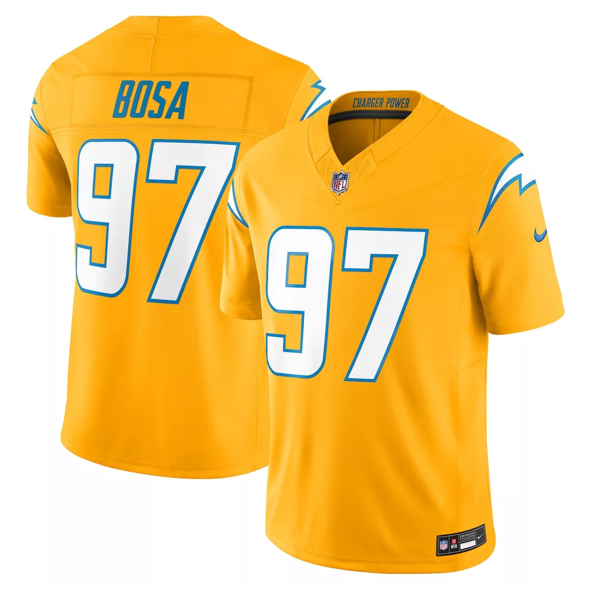 Joey Bosa Los Angeles Chargers Gold Alternate Vapor Limited Jersey | Stylish Fan Gear for Game Day | For Men, Women & Youth