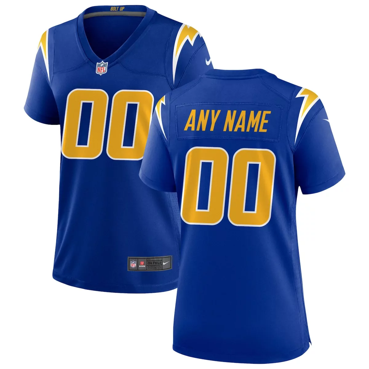 Custom Game Jersey XHU Los Angeles Chargers | Royal Alternate Style | Fan Gear for Men, Women & Youth
