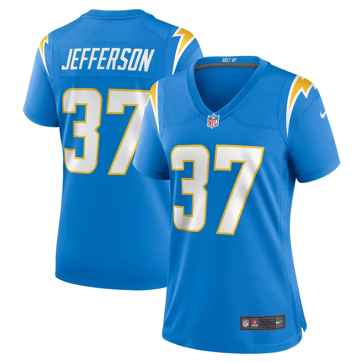 Tony Jefferson Powder Blue Team Game Jersey KRP | Los Angeles Chargers Gear | For Men, Women & Youth