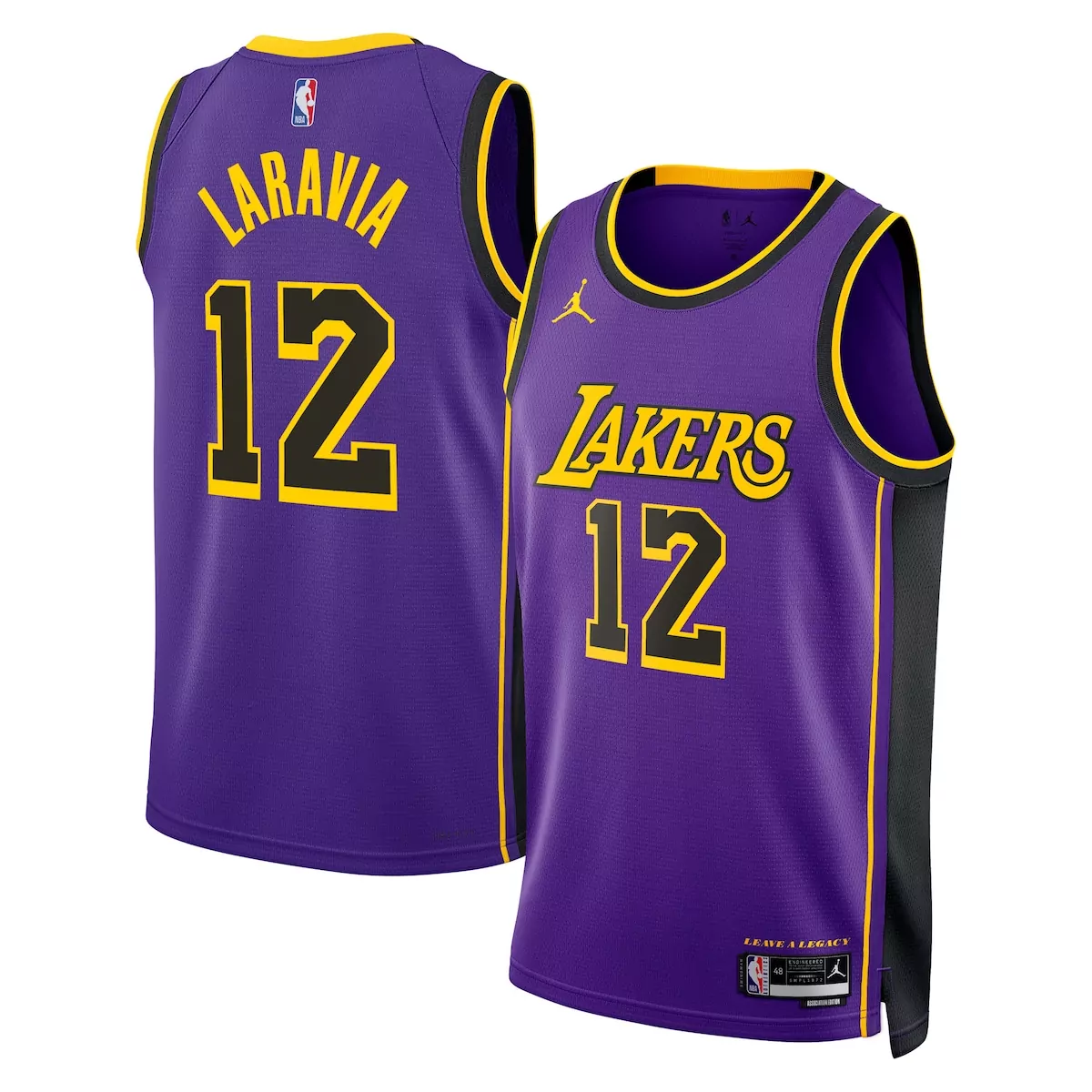 Unisex Purple Los Angeles Lakers Jordan Statement Edition Jersey | Jake Laravia | Game Day Outfit for Men, Women & Youth